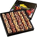 Nuts Gift Basket, Gourmet Snack Box,in Elegant Box, Gift Set For, Birthday Party, Care Package, Sympathy, Healthy Gift, Gift for Men and Women. Kosher, Snackberry (Single)