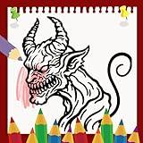Devil & Demon Coloring Book