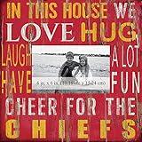 Fan Creations House Frame Kansas City Chiefs 10x10, Multicolored