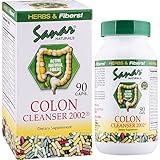 Sanar Naturals Colon Cleanse Pills with Psyllium Husk - Detox Cleanse and Gut Health, Dietary Fiber, Herbal and Probiotics Blend, Digestive Support Supplement for Women & Men, 90 Capsules
