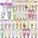 86 Pack Hand Cream Bulk Gifts,Easter Basket Stuffers for Teens,Mothers Day Gifts for Mom,Teacher Appreciation Gifts,Natural Travel Size Hand Lotion for Dry Cracked Hands,Nurses Week Gifts for Women