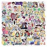 60Pcs Star vs. The Forces of Evil American Cartoon Waterproof Stickers Pack | Television Comedy Cool Deacls Vinyl Sticker for Adults Wall Phone Computer Laptop Skateboard Luggage