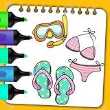 Cozy Dress Up & Fashion Coloring Book : Kawaii Coloring Page for Girls