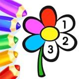Coloring Games for Kids: Color by Number. Paint and Learn! Fun Coloring Book for Kids.