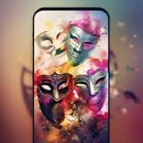 Drama Masks Wallpapers 4K HD – Theater Arts Backgrounds & Aesthetic Lock Screens for Mobile & Tablet