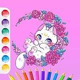 Coloring Book Cat Lovers Educational Learn & Color game for kids Youth & Grown-ups