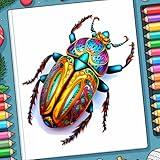 How To Draw Insects Coloring Book For Kids: Educational Coloring Pages, Includes Counting Animals And Insects For Children Ages 2 - 6