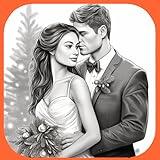 Valentine's Day Coloring Book For Kids Ages 4-10: Fun Designs with Cute Couple (Valentines Apps for Kids)