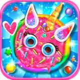Unicorn Food Rainbow Pizza – Sweet Chocolate Glitter Candy Dessert Bakery Maker and Kitchen Cooking Kids Game