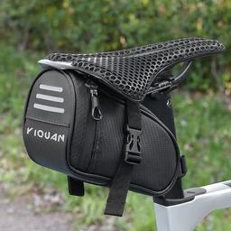 Bike Seat Bag, Water Resistant Bicycle Saddle Bag Under Seat, Cycling Seat Pack for Mountain Road Bikes and Commuter