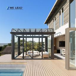 Custom Prefabricated Aluminum Sunroom Profile Set with Glass Garden Room Furniture